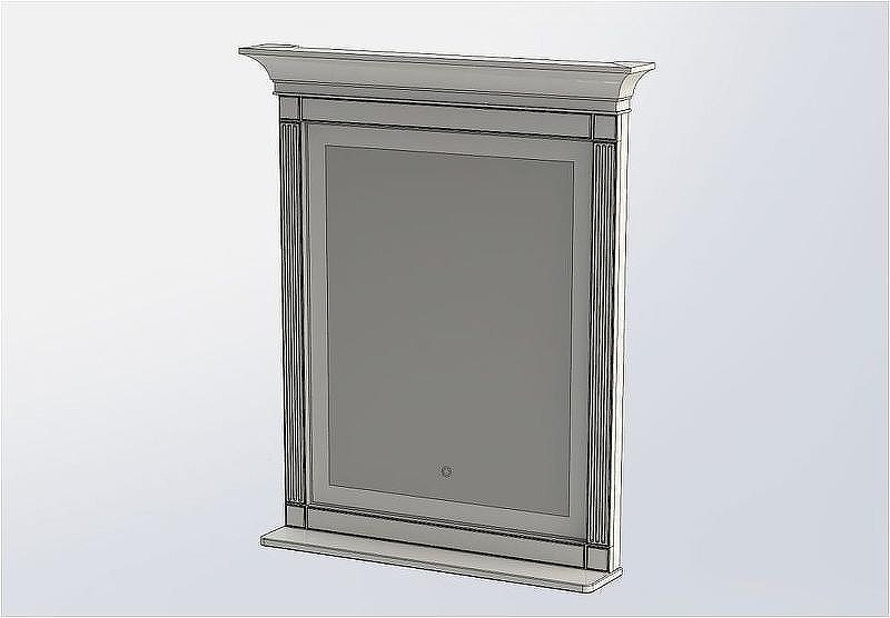 Зеркало Aquanet Селена 90 201646 с подсветкой с сенсорным выключателем Белое, купить, цена, заказать, магазин, доставка, скидка, промокод, купить, цена, заказать, магазин, доставка, скидка, промокод