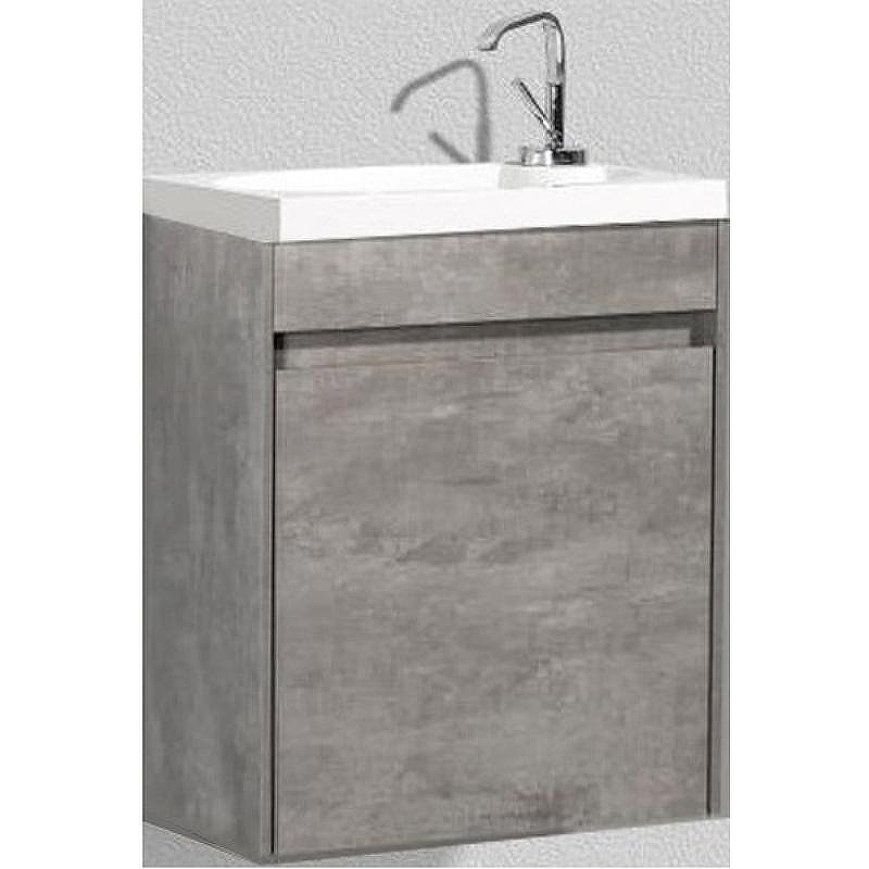 Тумба под раковину BelBagno Pietra Mini 46 PIETRA MINI-460-1A-SO-SCM-R подвесная Stucco Cemento, купить, цена, заказать, магазин, доставка, скидка, промокод, купить, цена, заказать, магазин, доставка, скидка, промокод