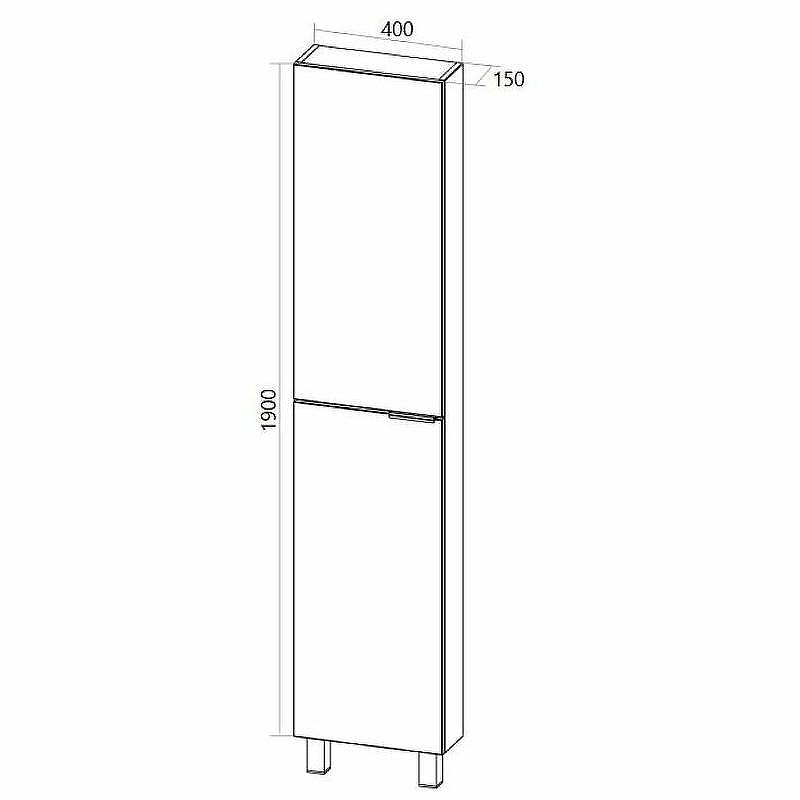 Шкаф пенал 1MarKa Gaula 40Н У92522 White, купить, цена, заказать, магазин, доставка, скидка, промокод, купить, цена, заказать, магазин, доставка, скидка, промокод