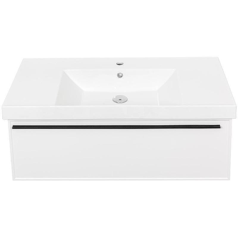 Тумба под раковину La Fenice Elba 100 FNC-01-ELB-B-100 подвесная Белая матовая, купить, цена, заказать, магазин, доставка, скидка, промокод, купить, цена, заказать, магазин, доставка, скидка, промокод