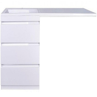 Тумба под раковину Style Line Даллас 100 АА00-000069 Белый глянец, купить, цена, заказать, магазин, доставка, скидка, промокод, купить, цена, заказать, магазин, доставка, скидка, промокод