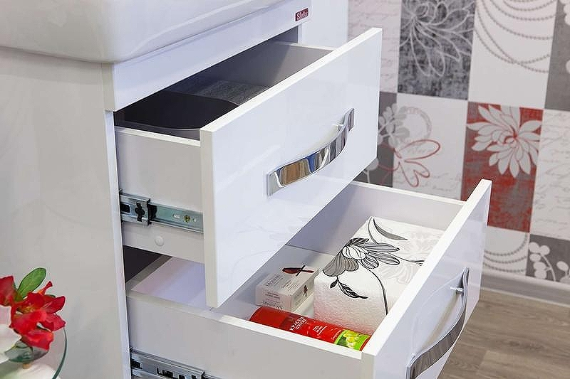 Тумба под раковину Sanflor Одри 60 Н0000000106 подвесная Белая, купить, цена, заказать, магазин, доставка, скидка, промокод, купить, цена, заказать, магазин, доставка, скидка, промокод