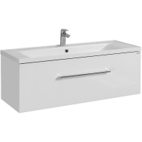 Тумба под раковину Aquaton Мадрид 120 М 1A168701MA010 подвесная Белая, купить, цена, заказать, магазин, доставка, скидка, промокод, купить, цена, заказать, магазин, доставка, скидка, промокод