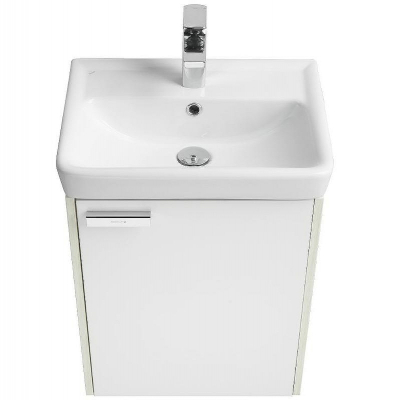 Тумба под раковину Aquaton Йорк 48 М 1A170901YOAY0 подвесная Белая Выбеленное дерево