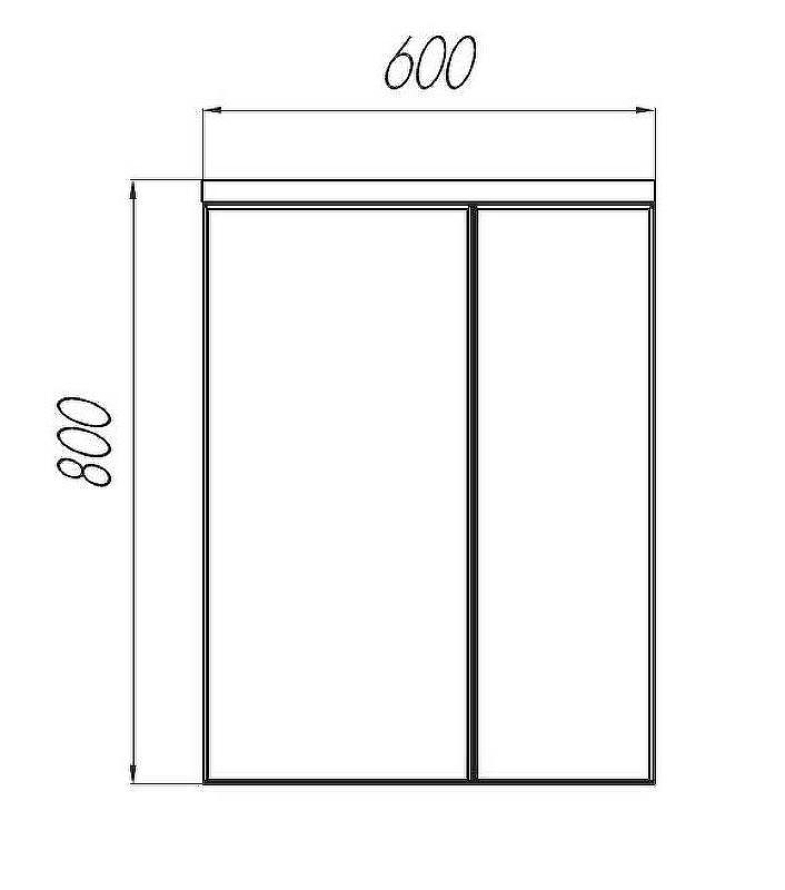 Зеркальный шкаф Aquaton Брук 60 1A200502BC010 с подсветкой Белый, купить, цена, заказать, магазин, доставка, скидка, промокод, купить, цена, заказать, магазин, доставка, скидка, промокод