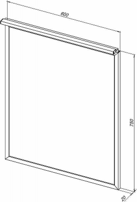 Зеркало Allen Brau Priority 60 1.31013.03 с подсветкой Латунь браш