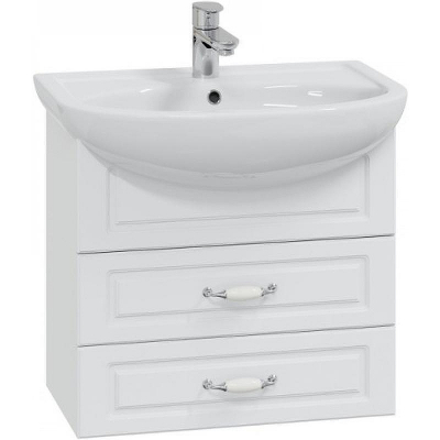 Тумба под раковину СанТа Верона 60 700191 подвесная Белая