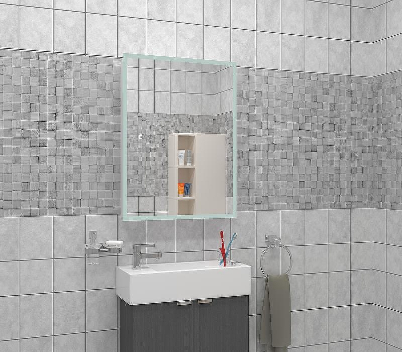 Зеркальный шкаф Континент Reflex LED 50 МВК127 с подсветкой Белый, купить, цена, заказать, магазин, доставка, скидка, промокод, купить, цена, заказать, магазин, доставка, скидка, промокод