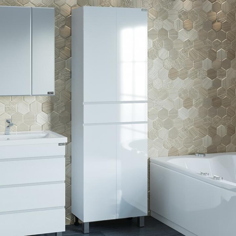 Шкаф пенал СанТа Марс 60 Белый, купить, цена, заказать, магазин, доставка, скидка, промокод, купить, цена, заказать, магазин, доставка, скидка, промокод