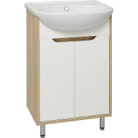 Тумба под раковину Runo Эко 50 00000001142 Белая Лиственница, купить, цена, заказать, магазин, доставка, скидка, промокод, купить, цена, заказать, магазин, доставка, скидка, промокод