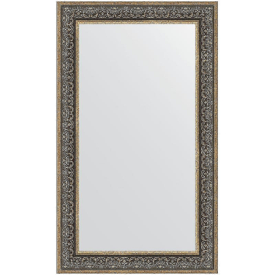 Зеркало Evoform Definite 123х73 BY 3224 в багетной раме - Вензель серебряный 101