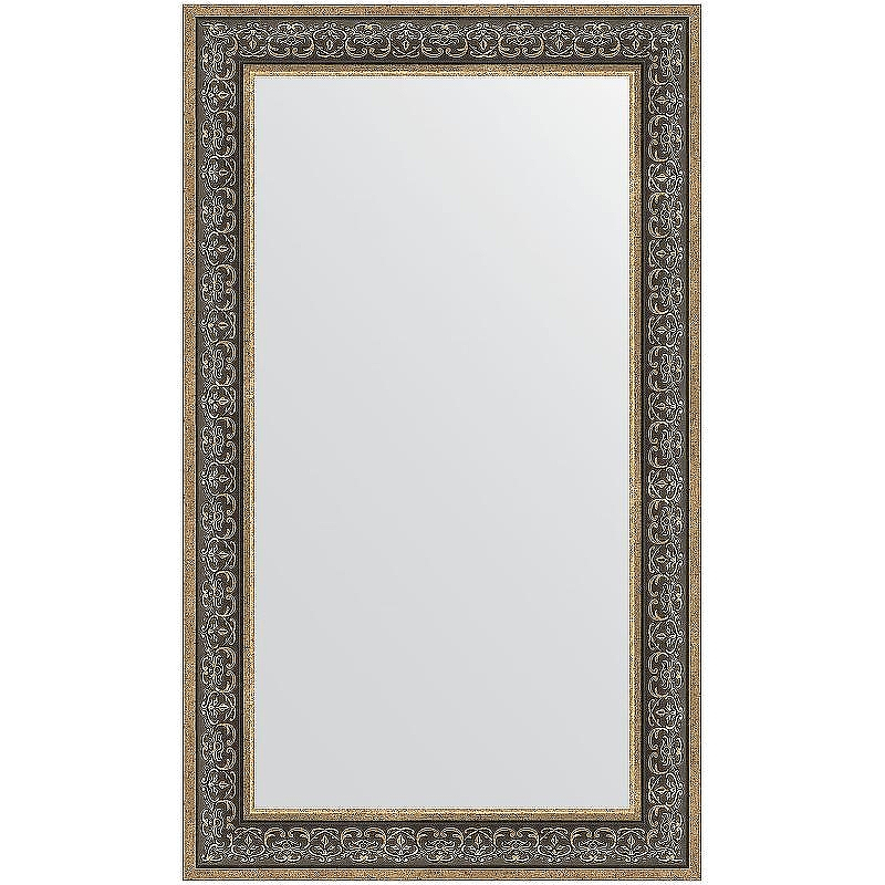 Зеркало Evoform Definite 123х73 BY 3224 в багетной раме - Вензель серебряный 101, купить, цена, заказать, магазин, доставка, скидка, промокод, купить, цена, заказать, магазин, доставка, скидка, промокод