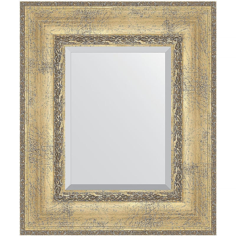 Зеркало Evoform Exclusive 62х52 BY 3376 с фацетом в багетной раме - Состаренное серебро с орнаментом 120, купить, цена, заказать, магазин, доставка, скидка, промокод, купить, цена, заказать, магазин, доставка, скидка, промокод