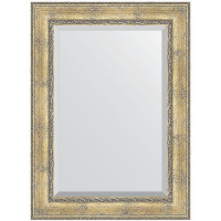 Зеркало Evoform Exclusive 112х82 BY 3480 с фацетом в багетной раме - Состаренное серебро с орнаментом 120, купить, цена, заказать, магазин, доставка, скидка, промокод, купить, цена, заказать, магазин, доставка, скидка, промокод