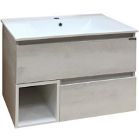 Тумба с раковиной Comforty Турин 75 00004147332 подвесная Дуб белый, купить, цена, заказать, магазин, доставка, скидка, промокод, купить, цена, заказать, магазин, доставка, скидка, промокод