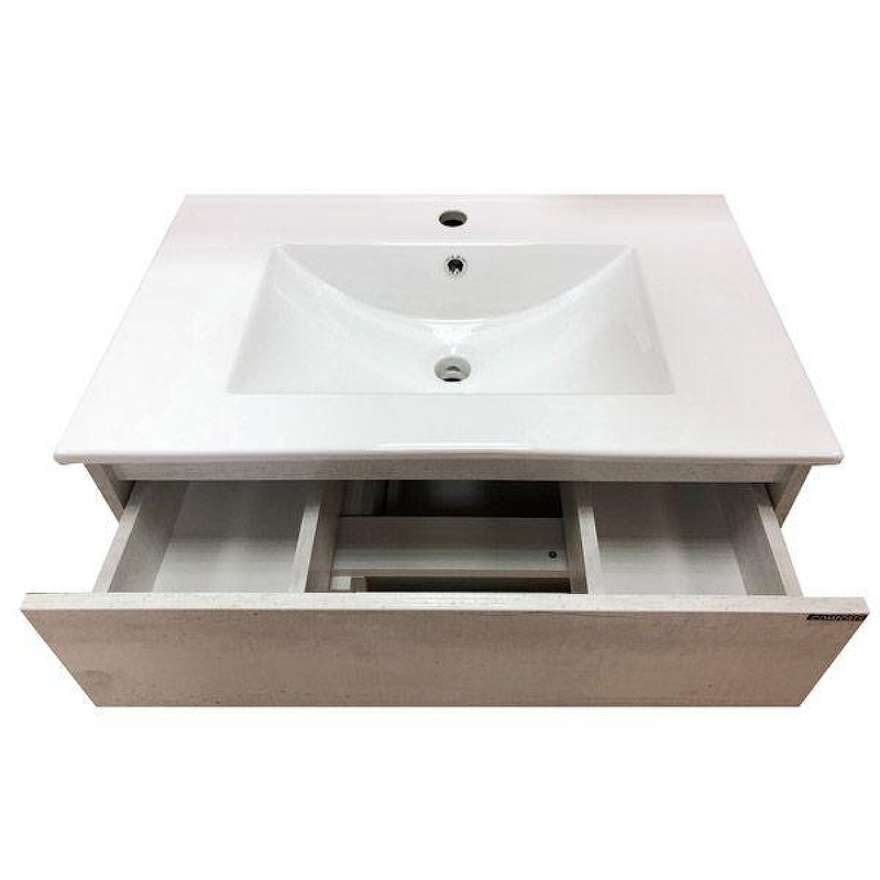 Тумба с раковиной Comforty Турин 75 00004147332 подвесная Дуб белый, купить, цена, заказать, магазин, доставка, скидка, промокод, купить, цена, заказать, магазин, доставка, скидка, промокод