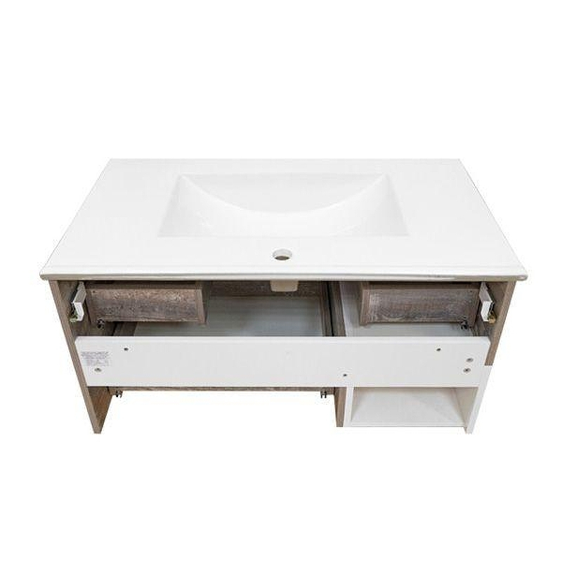 Тумба с раковиной Comforty Турин 75 00004147332 подвесная Дуб белый, купить, цена, заказать, магазин, доставка, скидка, промокод, купить, цена, заказать, магазин, доставка, скидка, промокод