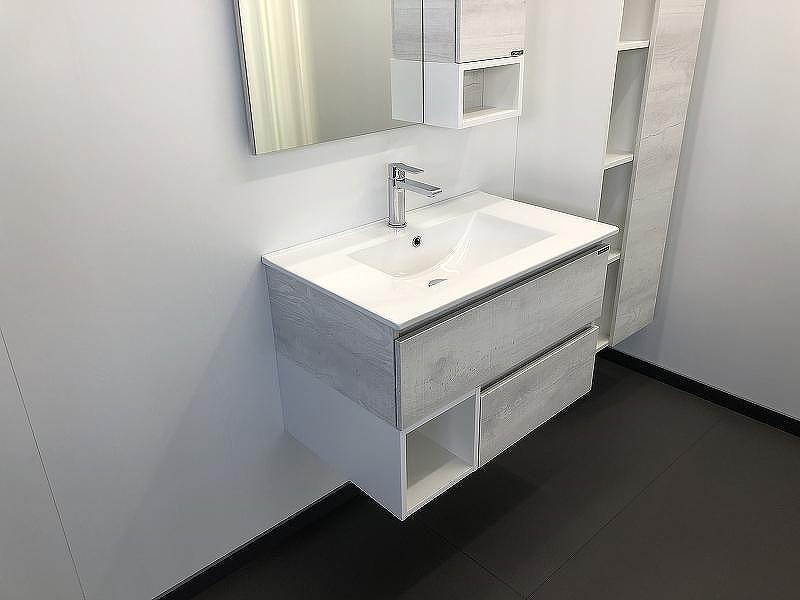 Тумба с раковиной Comforty Турин 75 00004147332 подвесная Дуб белый, купить, цена, заказать, магазин, доставка, скидка, промокод, купить, цена, заказать, магазин, доставка, скидка, промокод