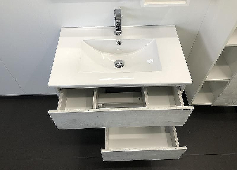 Тумба с раковиной Comforty Турин 75 00004147332 подвесная Дуб белый, купить, цена, заказать, магазин, доставка, скидка, промокод, купить, цена, заказать, магазин, доставка, скидка, промокод