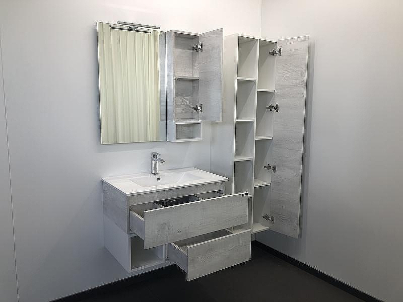 Тумба с раковиной Comforty Турин 75 00004147332 подвесная Дуб белый, купить, цена, заказать, магазин, доставка, скидка, промокод, купить, цена, заказать, магазин, доставка, скидка, промокод