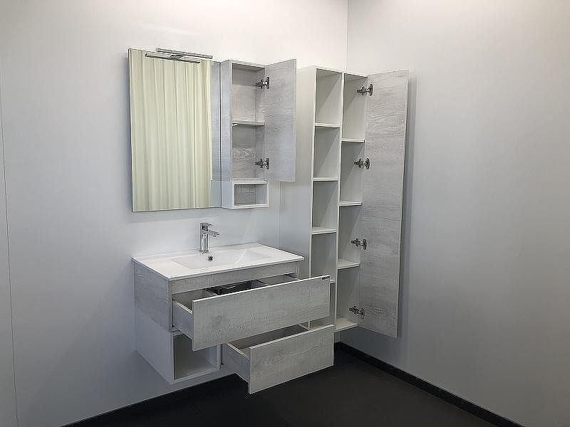 Тумба с раковиной Comforty Турин 75 00004147332 подвесная Дуб белый, купить, цена, заказать, магазин, доставка, скидка, промокод, купить, цена, заказать, магазин, доставка, скидка, промокод