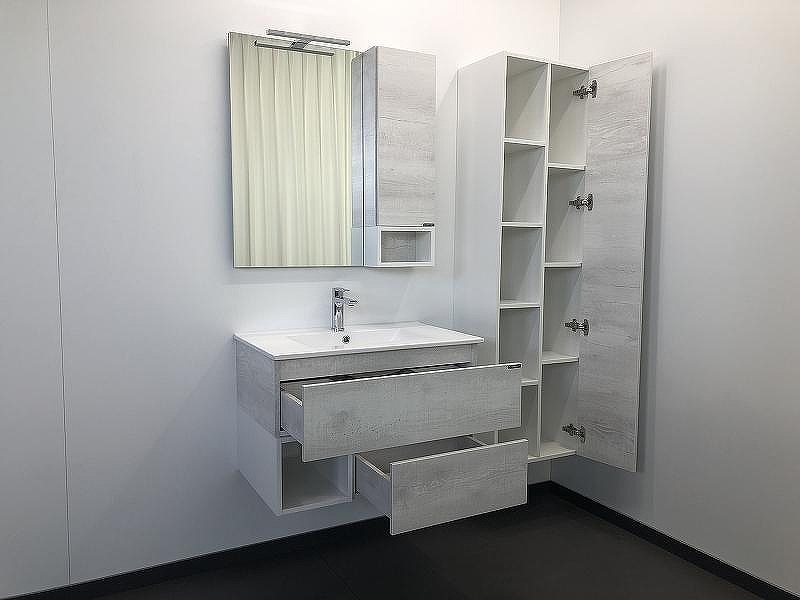 Тумба с раковиной Comforty Турин 75 00004147332 подвесная Дуб белый, купить, цена, заказать, магазин, доставка, скидка, промокод, купить, цена, заказать, магазин, доставка, скидка, промокод