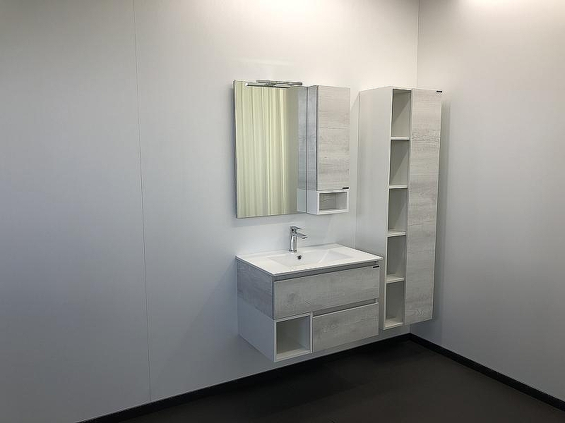 Тумба с раковиной Comforty Турин 75 00004147332 подвесная Дуб белый, купить, цена, заказать, магазин, доставка, скидка, промокод, купить, цена, заказать, магазин, доставка, скидка, промокод