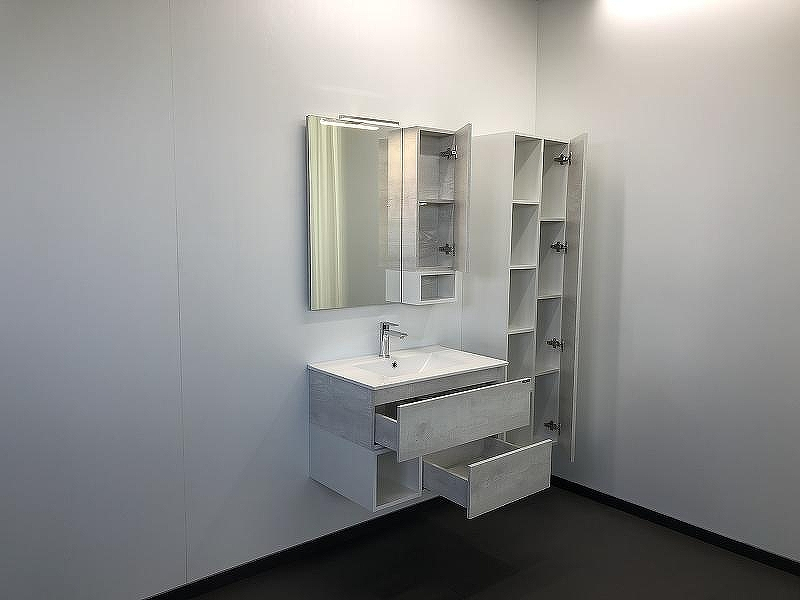 Тумба с раковиной Comforty Турин 75 00004147332 подвесная Дуб белый, купить, цена, заказать, магазин, доставка, скидка, промокод, купить, цена, заказать, магазин, доставка, скидка, промокод