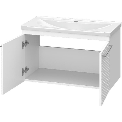 Тумба с раковиной Brevita Catania 80 УТ000013760 подвесная Белая матовая