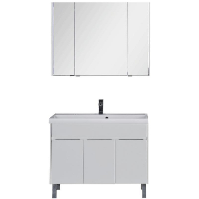 Комплект мебели для ванной Aquanet Латина 100 179841 Белый