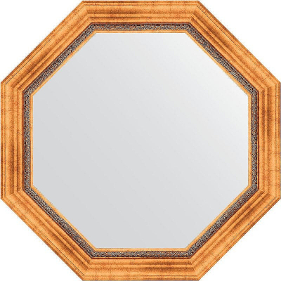 Зеркало Evoform Octagon 77х77 BY 3786 в багетной раме - Римское золото 88