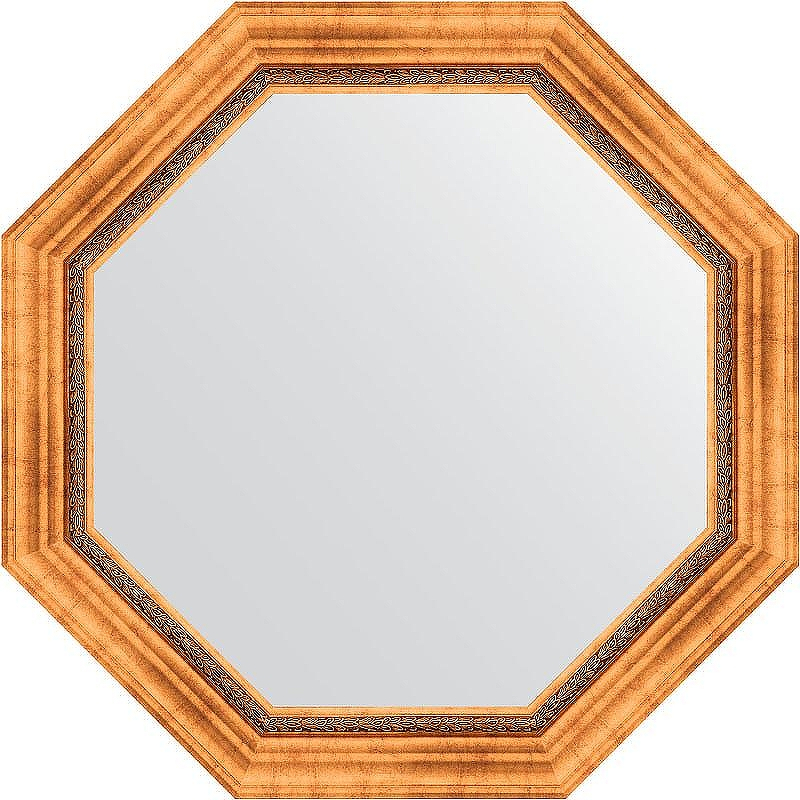 Зеркало Evoform Octagon 77х77 BY 3786 в багетной раме - Римское золото 88, купить, цена, заказать, магазин, доставка, скидка, промокод, купить, цена, заказать, магазин, доставка, скидка, промокод