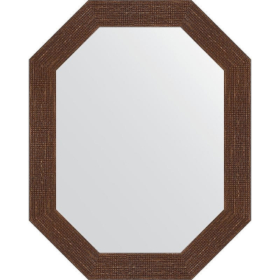 Зеркало Evoform Octagon 57x72 BY 7090 в багетной раме - Мозаика античная медь 70