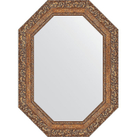 Зеркало Evoform Octagon 55x75 BY 7145 в багетной раме - Виньетка бронзовая 85, купить, цена, заказать, магазин, доставка, скидка, промокод, купить, цена, заказать, магазин, доставка, скидка, промокод