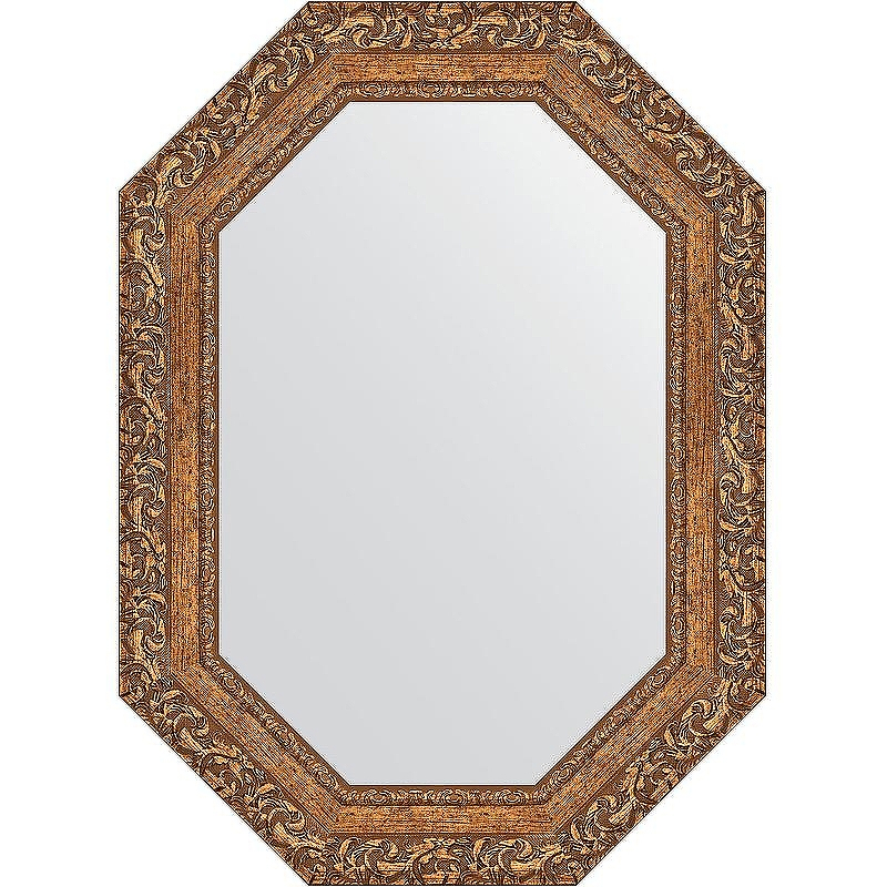 Зеркало Evoform Octagon 55x75 BY 7145 в багетной раме - Виньетка бронзовая 85, купить, цена, заказать, магазин, доставка, скидка, промокод, купить, цена, заказать, магазин, доставка, скидка, промокод