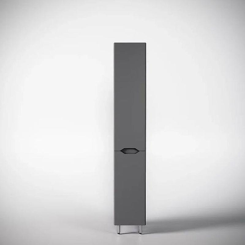 Шкаф пенал Style Line Марелла 30 L Люкс Plus СС-00002444 с бельевой корзиной Серый матовый антискрейтч, купить, цена, заказать, магазин, доставка, скидка, промокод, купить, цена, заказать, магазин, доставка, скидка, промокод