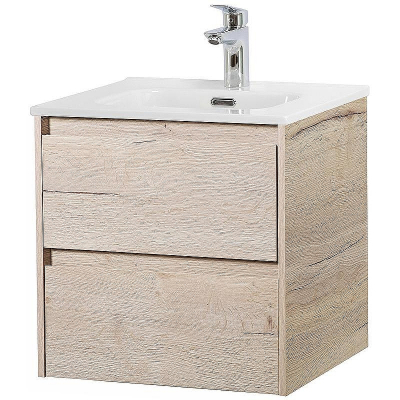 Тумба под раковину BelBagno Kraft 50 KRAFT-500-2C-SO-RGB подвесная Rovere Galifax Bianco