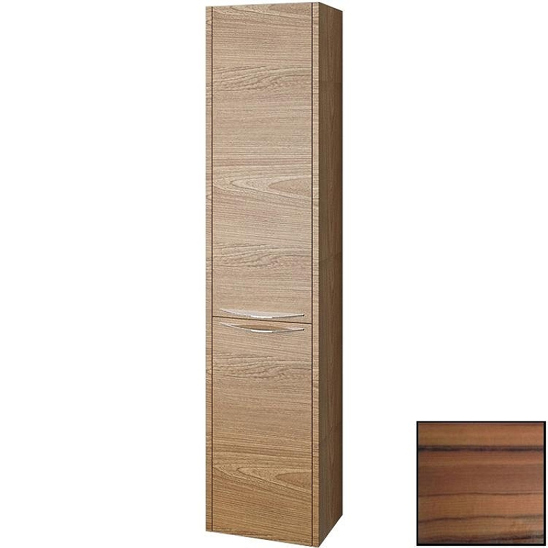 Шкаф пенал SanVit Мэри 30 pmery с фактурой под дерево с бельевой корзиной подвесной Зебрано, купить, цена, заказать, магазин, доставка, скидка, промокод, купить, цена, заказать, магазин, доставка, скидка, промокод