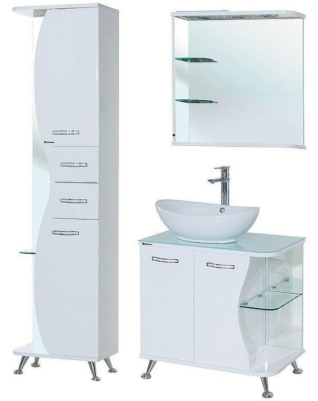 Шкаф пенал Bellezza Рио 50 R 4623606021017 Белый, купить, цена, заказать, магазин, доставка, скидка, промокод, купить, цена, заказать, магазин, доставка, скидка, промокод