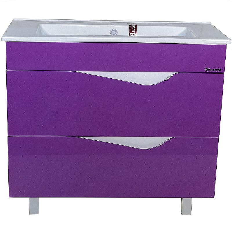 Тумба под раковину Bellezza Эйфория 105 4639118660415 Фиолетовая, купить, цена, заказать, магазин, доставка, скидка, промокод, купить, цена, заказать, магазин, доставка, скидка, промокод