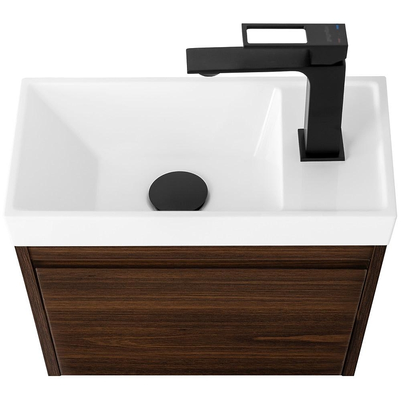 Тумба под раковину Art&Max Family M 40 Family-M-400-1D-SO-BO подвесная Дуб бурбон, купить, цена, заказать, магазин, доставка, скидка, промокод, купить, цена, заказать, магазин, доставка, скидка, промокод