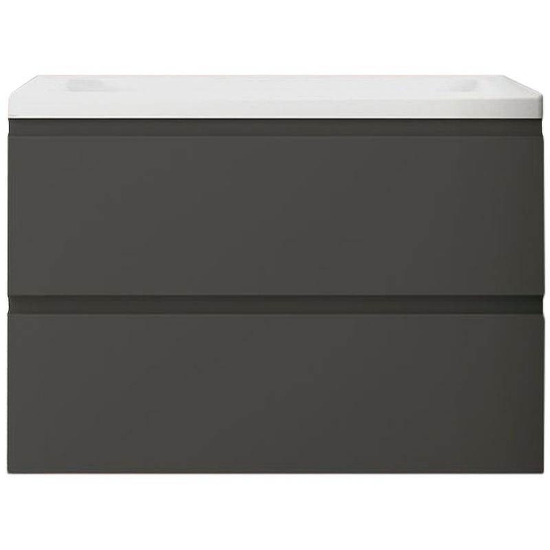 Тумба под раковину Art&Max AM-Bianchi-750-2C-SO-GM подвесная Серый матовый, купить, цена, заказать, магазин, доставка, скидка, промокод, купить, цена, заказать, магазин, доставка, скидка, промокод