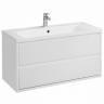 Тумба под раковину Aquaton Римини 100 1A232801RN010 подвесная Белый глянец, купить, цена, заказать, магазин, доставка, скидка, промокод, купить, цена, заказать, магазин, доставка, скидка, промокод