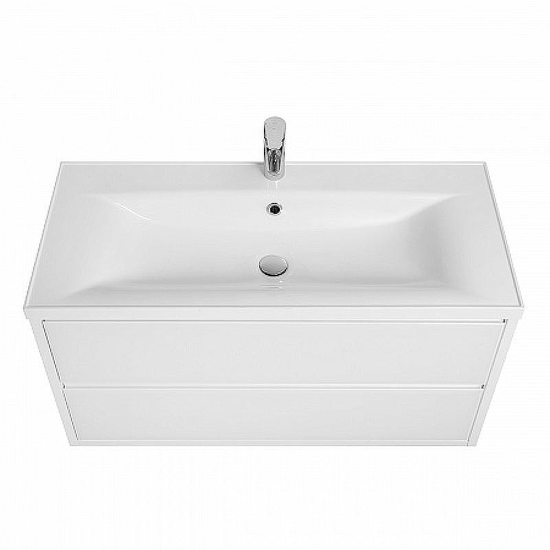 Тумба под раковину Aquaton Римини 100 1A232801RN010 подвесная Белый глянец, купить, цена, заказать, магазин, доставка, скидка, промокод, купить, цена, заказать, магазин, доставка, скидка, промокод