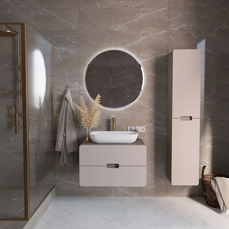 Шкаф пенал 1MarKa Vortex 35П Ц0000033025 подвесной цвет Орех каньон коньяк Латте фактурный, купить, цена, заказать, магазин, доставка, скидка, промокод, купить, цена, заказать, магазин, доставка, скидка, промокод