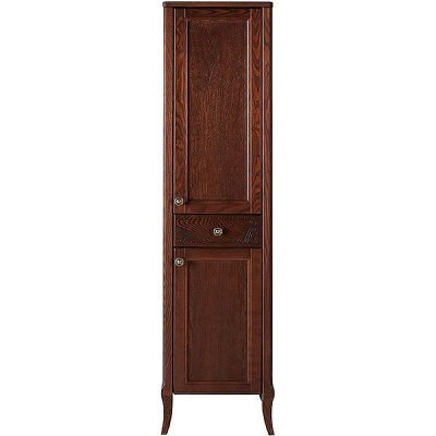 Шкаф пенал ASB-Woodline Салерно 40 9700 Антикварный орех