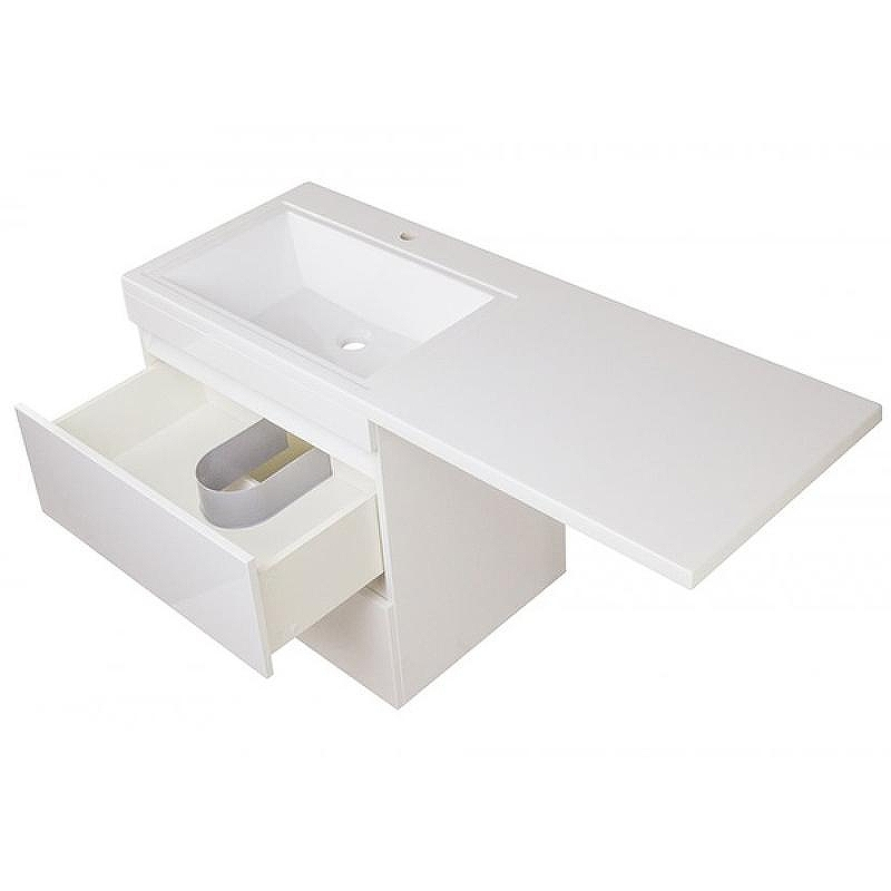 Тумба под раковину Style Line Даллас 115 СС-00000651 подвесная Белый глянец, купить, цена, заказать, магазин, доставка, скидка, промокод, купить, цена, заказать, магазин, доставка, скидка, промокод