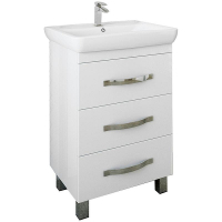 Тумба под раковину Sanflor Одри 60/2 Н0000000105 Белая, купить, цена, заказать, магазин, доставка, скидка, промокод, купить, цена, заказать, магазин, доставка, скидка, промокод