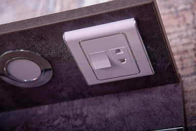 Зеркало Бриклаер Чили 70 4627125415166 с подсветкой Цемент