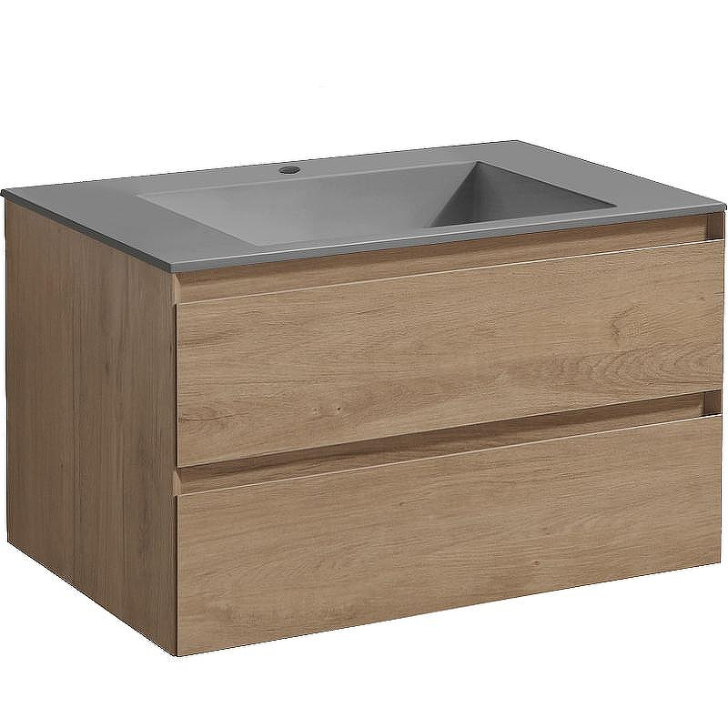 Тумба под раковину Vincea Luka 80 VMC-2L800NO подвесная N.Oak, купить, цена, заказать, магазин, доставка, скидка, промокод, купить, цена, заказать, магазин, доставка, скидка, промокод